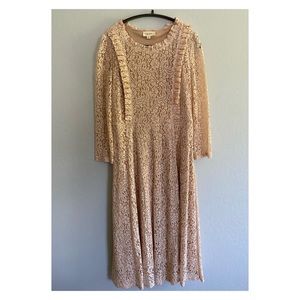 Pretty Orange Creek Lace Dress